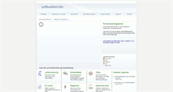 Desktop Screenshot of luftkvalitet.info